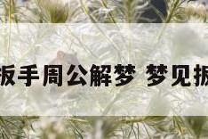 梦见活动扳手周公解梦 梦见扳手劲赢了